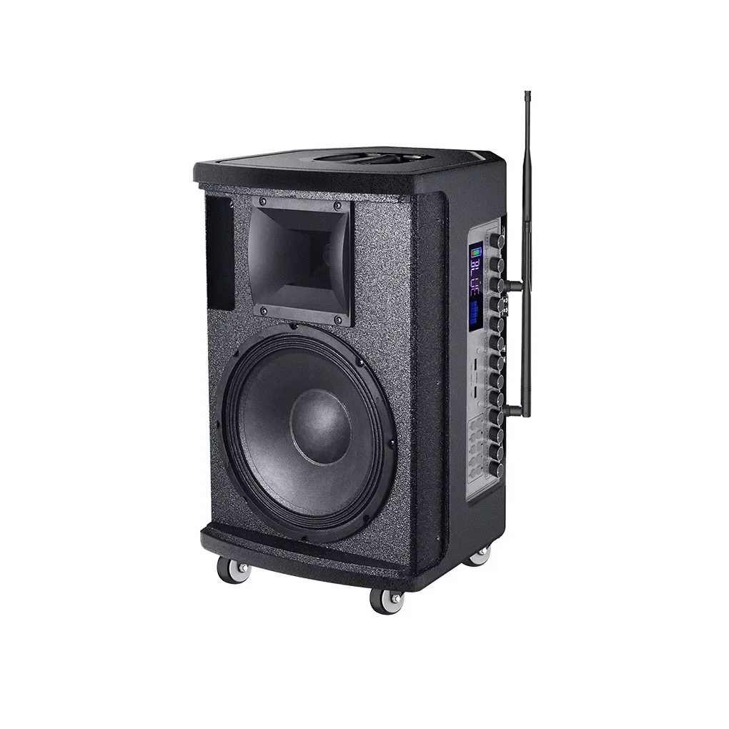 

2026 T 10 Inch Professional Big Power 350W Portable Speaker MP3 Player Music Wireless Portable Parlantes Stereo Trolley Speaker
