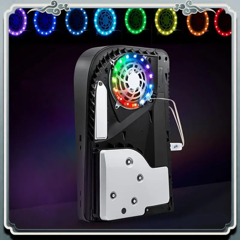 

Премиум 8-цветный RGB атмосферный свет хост световая полоса светодиодная наклейка консоль световая панель наклейки с дистанционным управлением для PS5