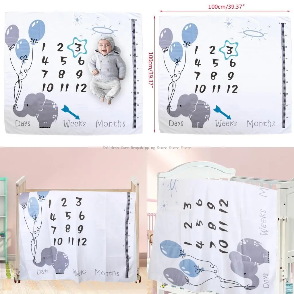 

1 Set Baby Monthly Record Rosting Milestone Glalelet Новорожденный Фотография аксессуаров