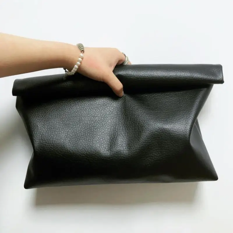 Women's Trendy Clutches Soft High Quality PU Leather Elegant Evening Bag Portable Purse for Wedding Cocktail Party Ladies