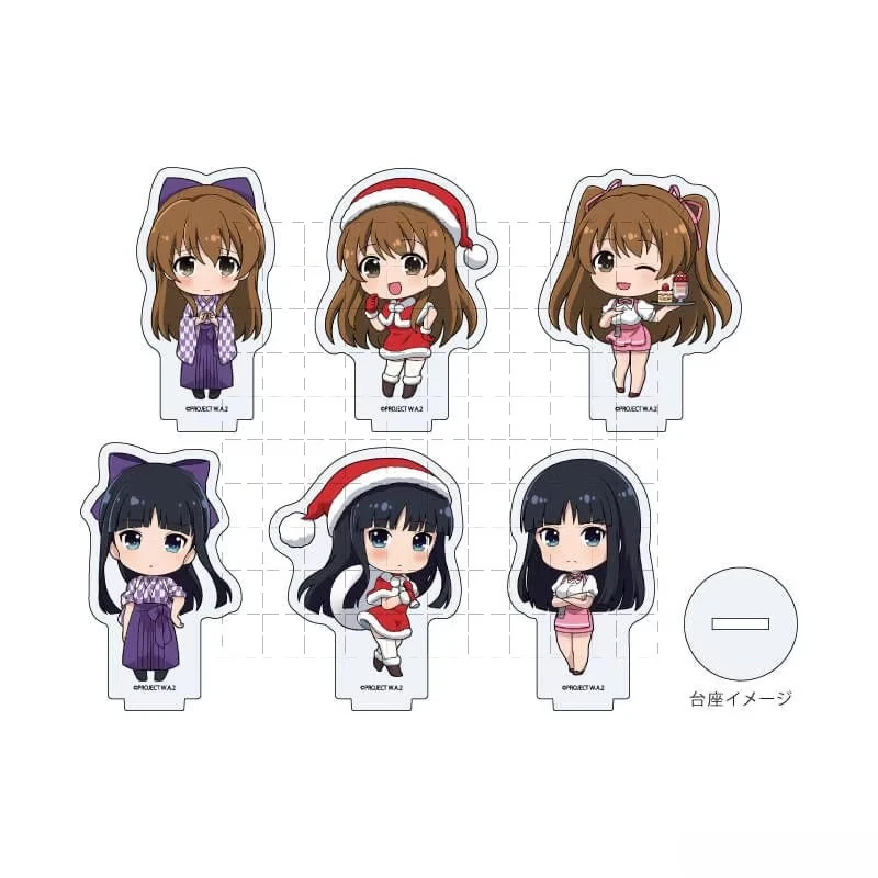 Game Morikawa Yuki Sawakura Misaki Kawashima Haruka Ogata Rina Acrylic Stand Doll Anime Figure Model Plate Cosplay Toy Gift