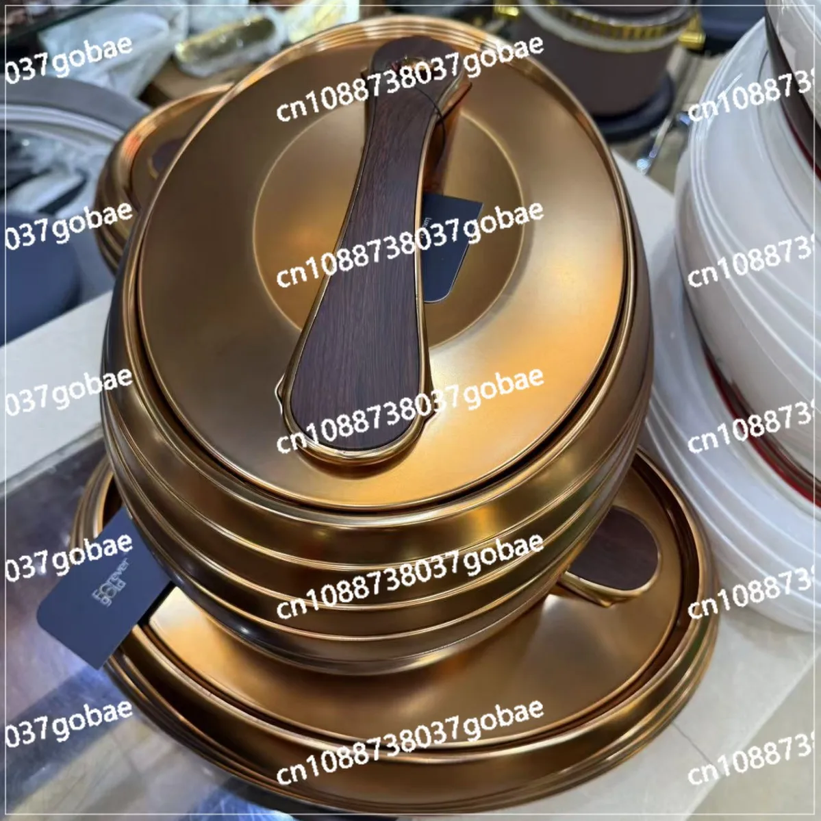 Insulation lunch box four-piece set Insulation stainless steel lunch box Stainless steel insulation bucket