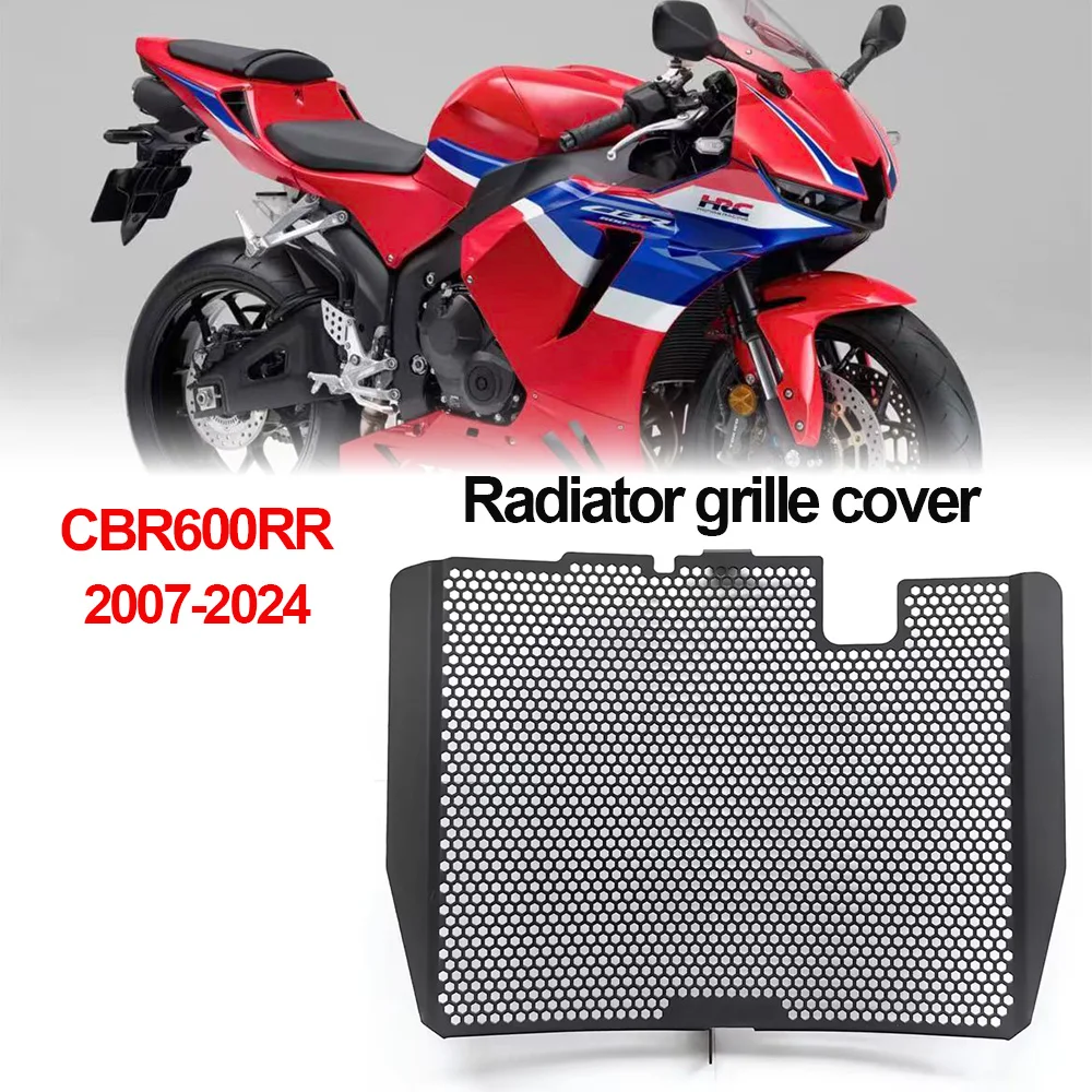 

CBR600 RR крышка решетки радиатора мотоцикла для HONDA CBR600RR CBR 600RR 2007-2023 2024, защитное устройство крышки радиатора