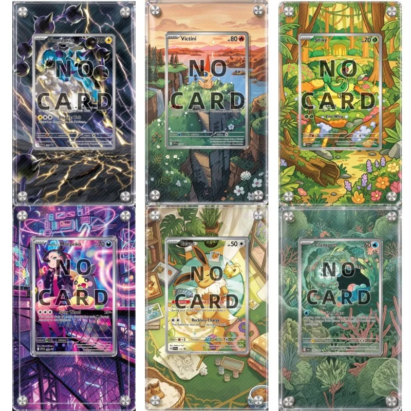 Storage - Hochauflösendes Acryl-Kartenregal für TCG-Sammlungen, Schutz-Aufbewahrungsregal, Anime-Displayrahmen,