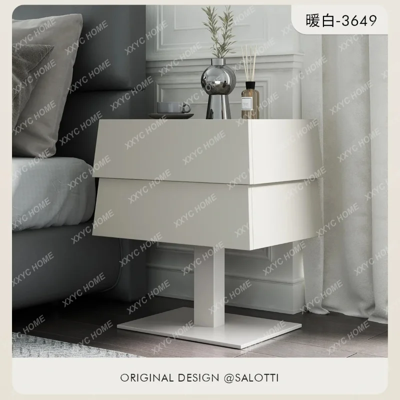 XXDrawer Nightstand Storage Aesthetic Simple Modern Bedside Table Luxury Minimalist