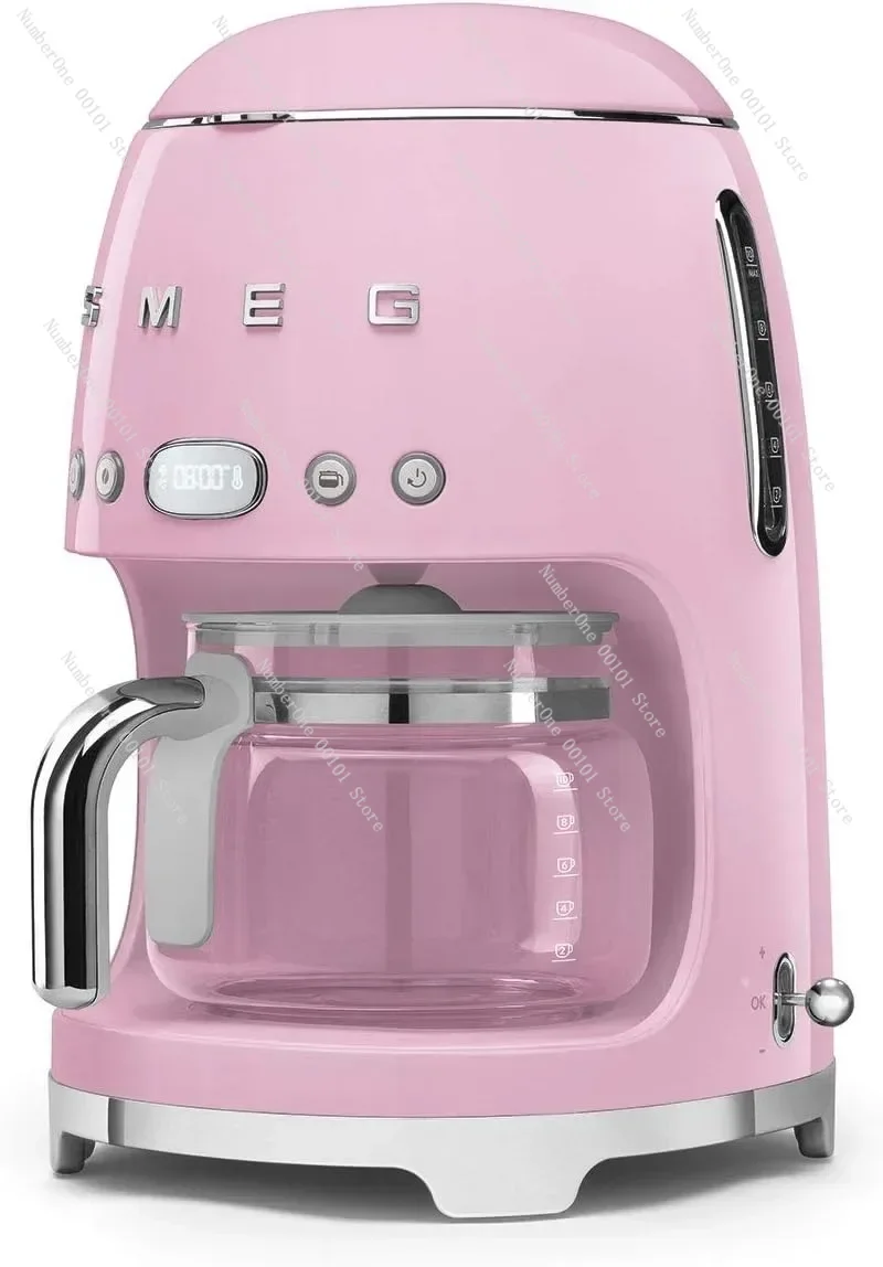 Retro Pink Drip Coffee Machine