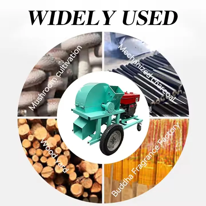 Electric Tree Branch Chipper Crusher Garden Wood Chipper Shredder