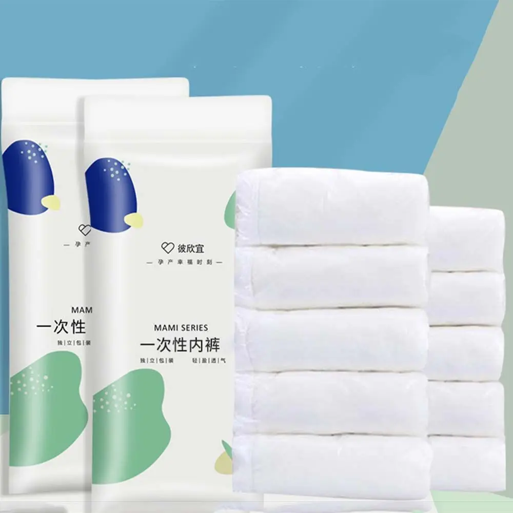 Pure cotton Prenatal Briefs Postpartum Underpants Maternity Intimates Women's  Disposable Panties 5pcs Maternity Underwear