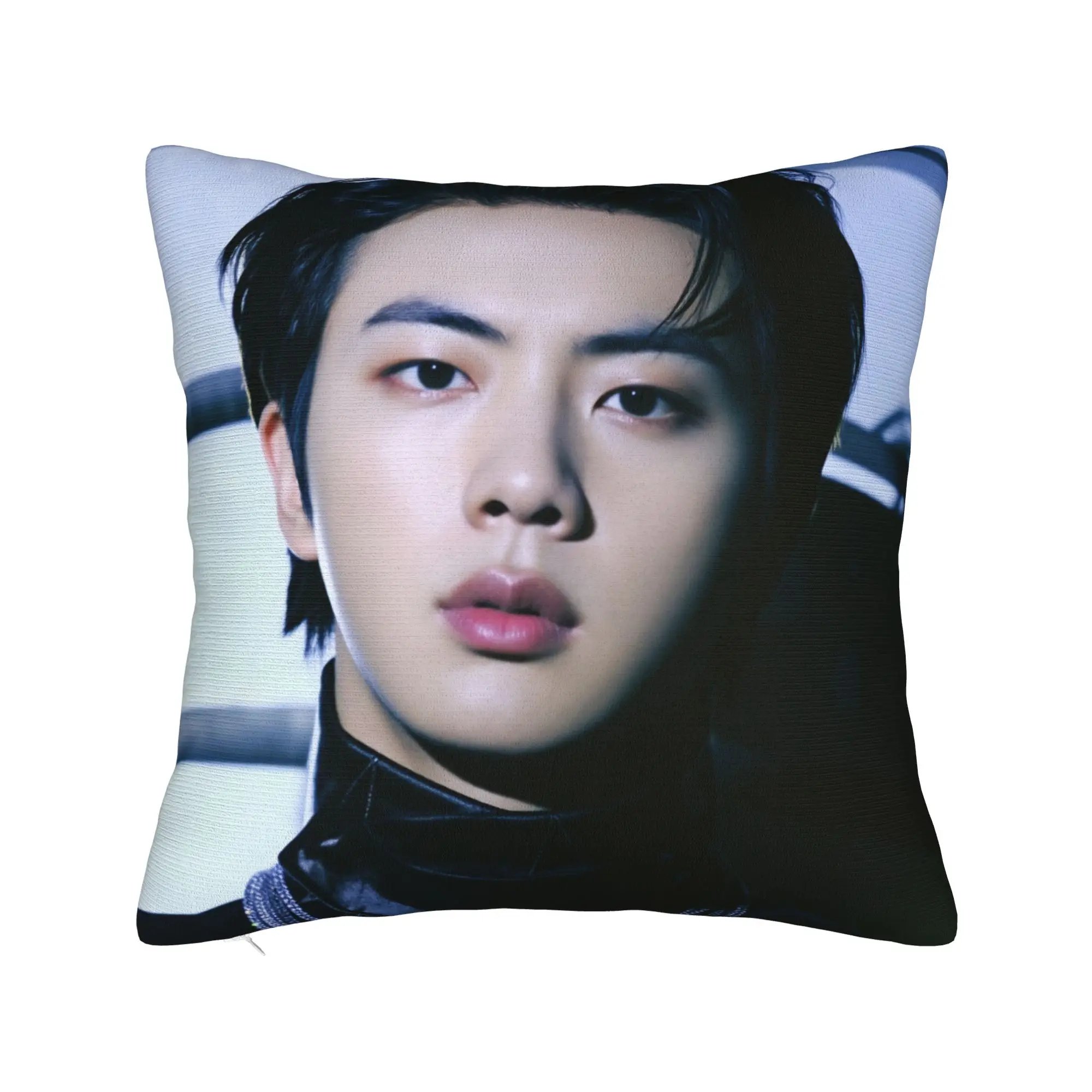 Korean Kpop JinJinJin Cool Boy Pillow Cover  Comfy Cushion Cover Cute Funny Pillow Case For Sofa Home Decor