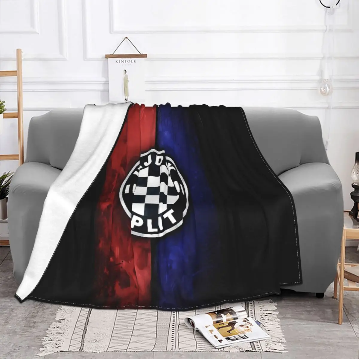 Hajduk Split Blanket Bedspread On The Bed Soft Sofa Bed Aesthetic