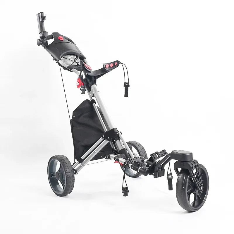 New golf models, trolley universal wheels, foldable aluminum alloy, golf balls for charters, car course supplies