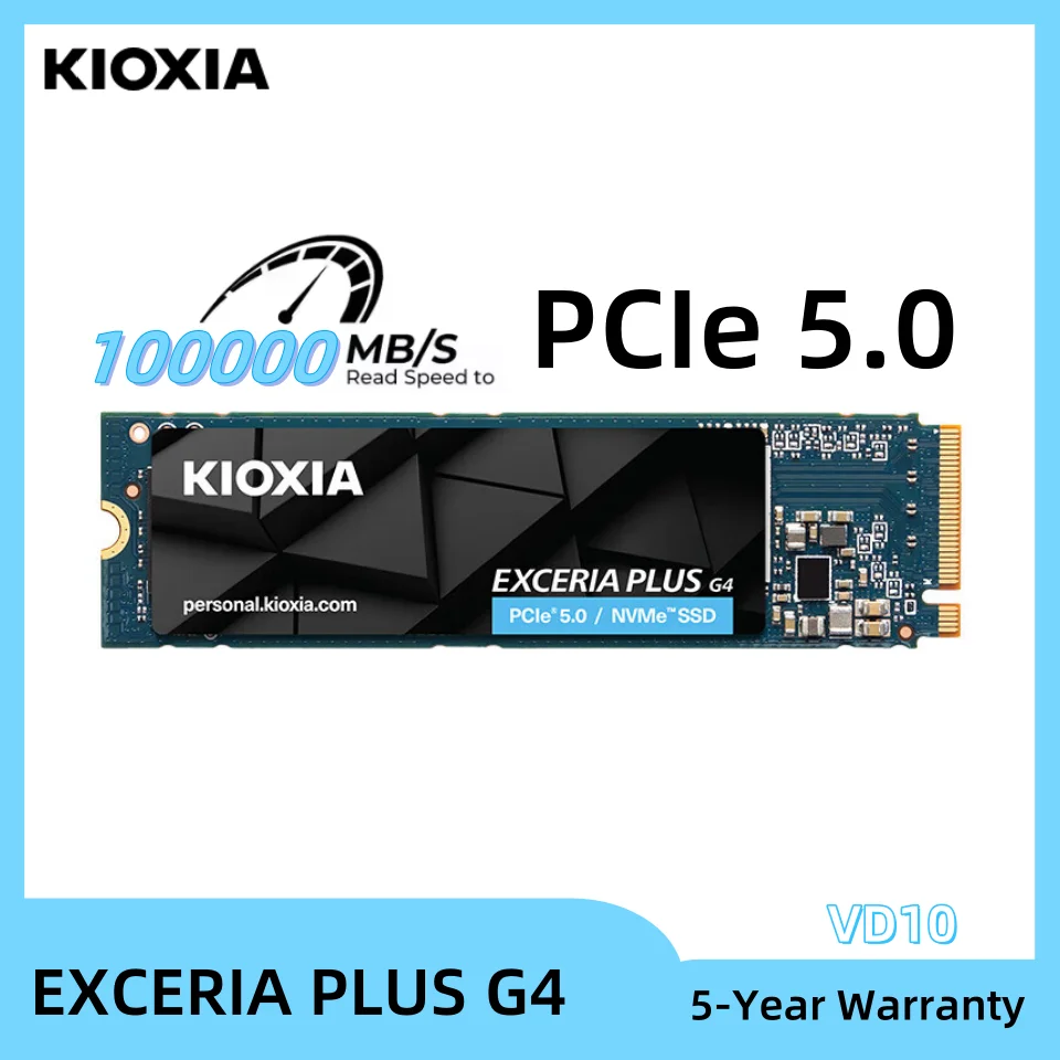 Kioxia Exceria PLUS G4 Nvme SSD 1TB 2TB Internal Solid State Disk for Laptop