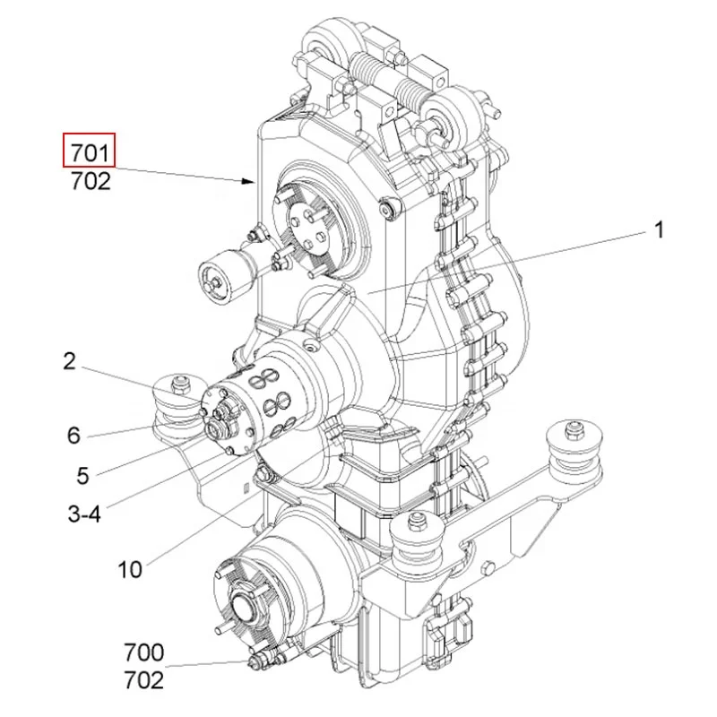 

New Original Pressure Switch Shutter 99707017173 For ATF110G-5 Crane Construction Machinery Parts