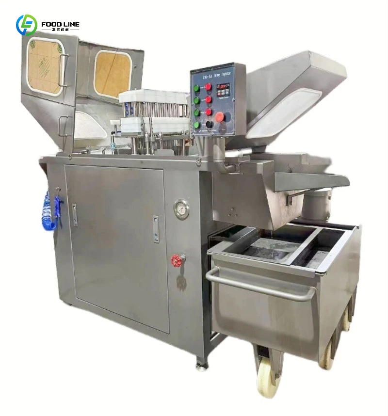 FL Customized Automatic Brine Injector for Meat Processing Plant Saline Injection Machine for Meat Stainless Steel