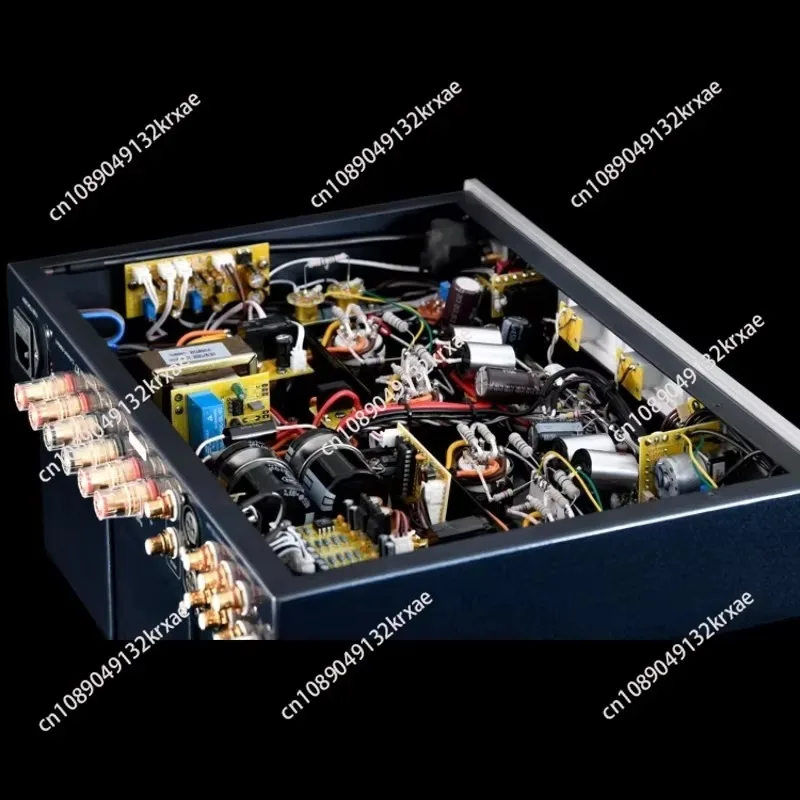 X7 Class A 25W+25W HiFi Tube Audio Amplifier, High Power Integrated Headphone Receiver for Home Speaker System