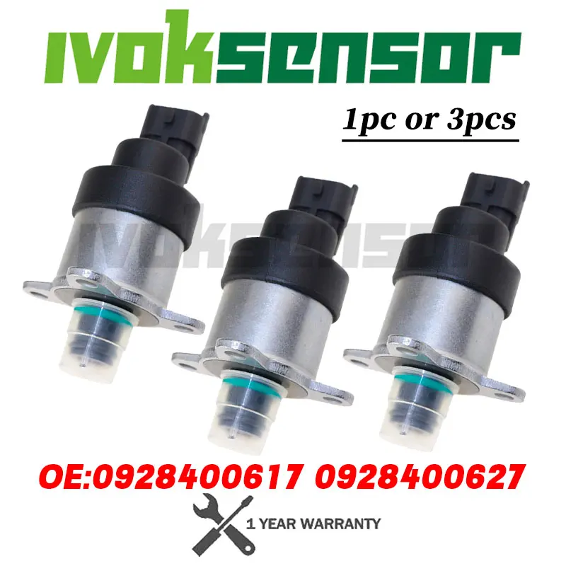1/3pcs Fuel Pressure Regulator Solenoid Control SCV Valve For Citroen C3 C4 C5 Ford Peugeot Volvo TDCI HDI 0928400617 0928400627