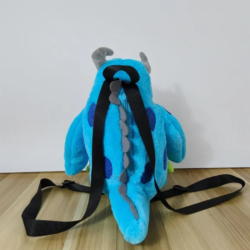 Mochila de 35cm de Disney Monster University Sullivan, muñeco de peluche de dibujos animados, muñeco de juguete bonito, mochilas de moda para niños, regalos de cumpleaños y Navidad