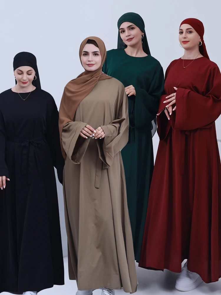 

Ramadan Eid Nida Dubai Abaya Turkey Islam Abayas For Women Muslim Long Modest Dress Kebaya Vestidos Robe Femme Musulmane Kaftan