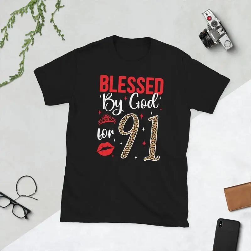

Happy 91st Bday It's My Birthday 91 Year Old T Shirt