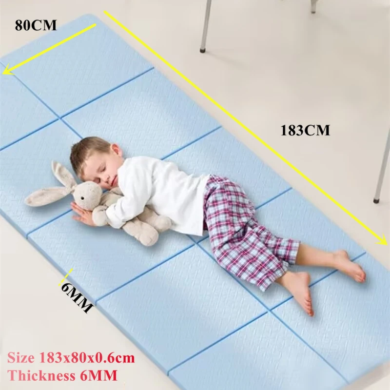 6mm Thick Foldable Workouts and Floor Exercises Exercise Mat for Yoga 183x80cm Yoga Mat Easy To Store Travel Pilates Training