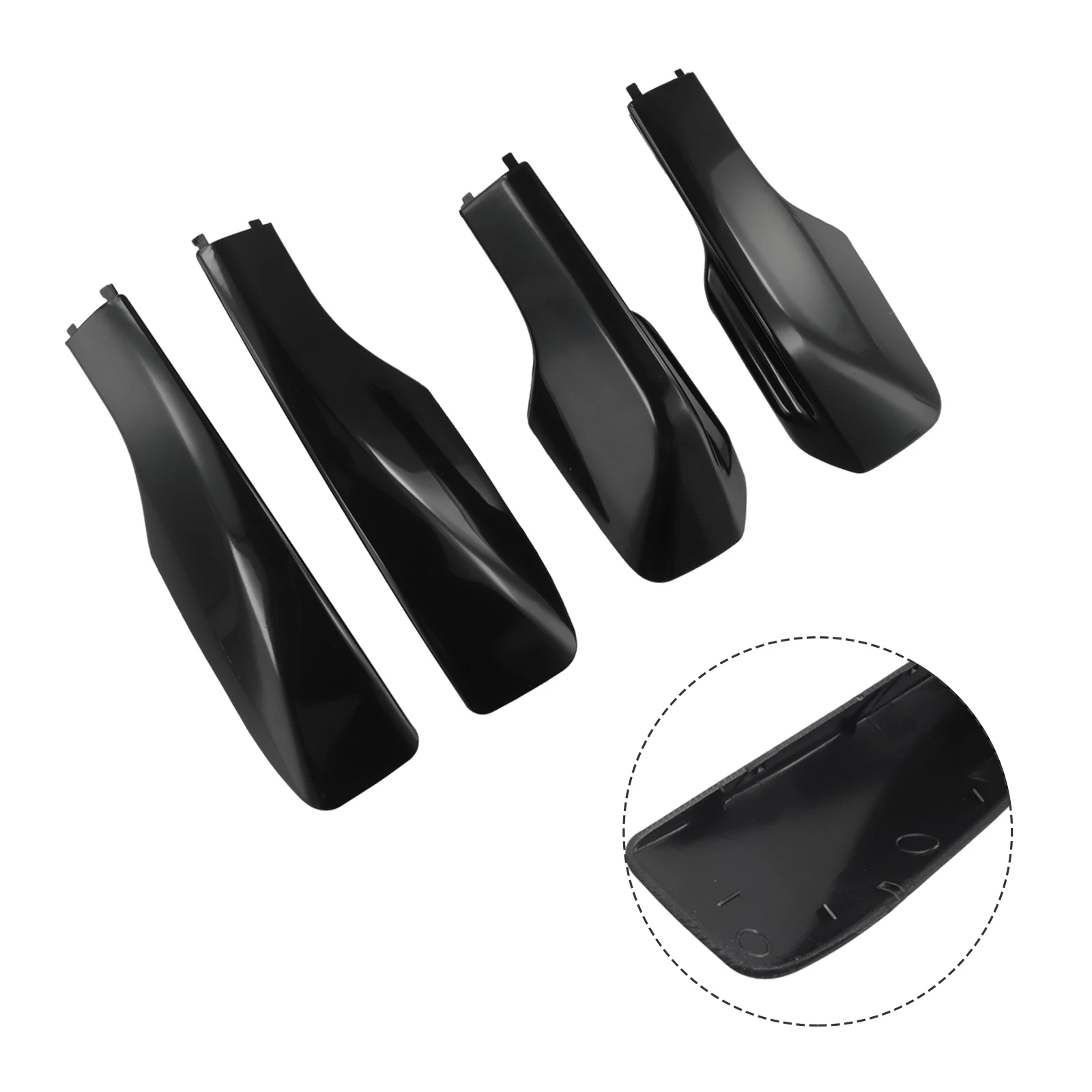 

Enhance the Look of Your For Toyota For RAV4 XA20 with Black Roof Rack Cover Rail End Shell Replacement Long Lasting