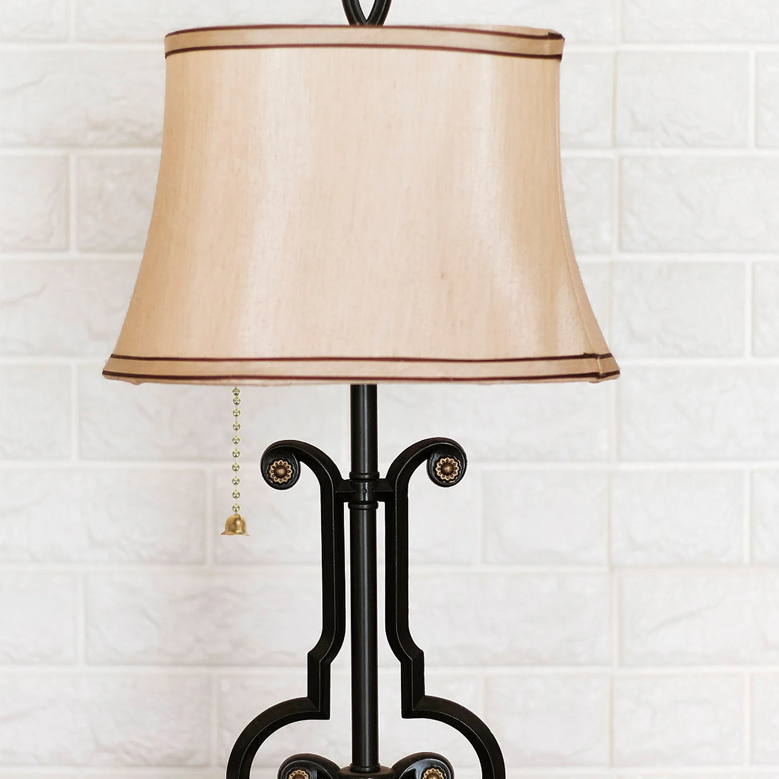 2 قطعة سلسلة سحب تركيب المصابيح التبديل استبدال سحب الحبل الصامت مفتاح الإضاءة سقف الحمام ملحق أجزاء المصباح #1