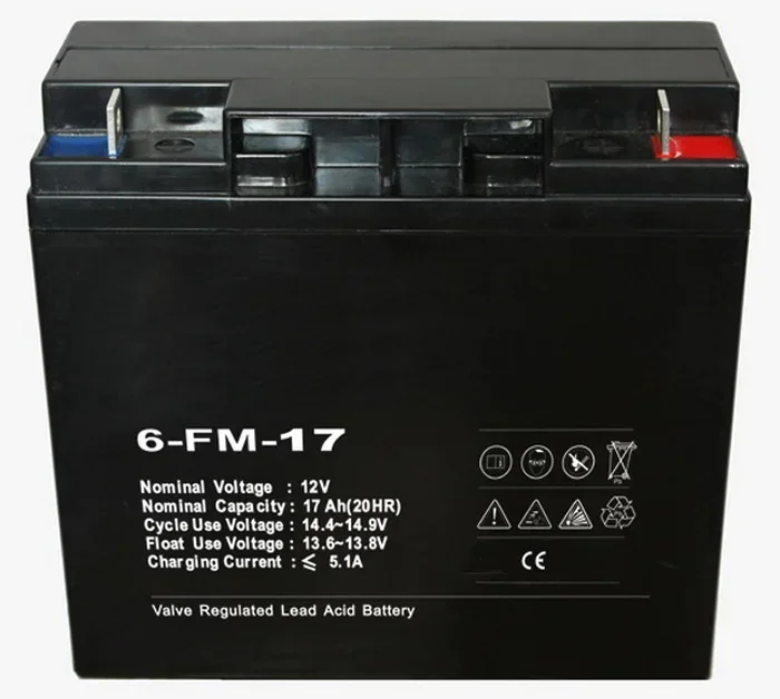 

12V 17AH Portable Solar Battery Deep Cycle Lead Acid AGM Solar Battery Bank with Cheap Price
