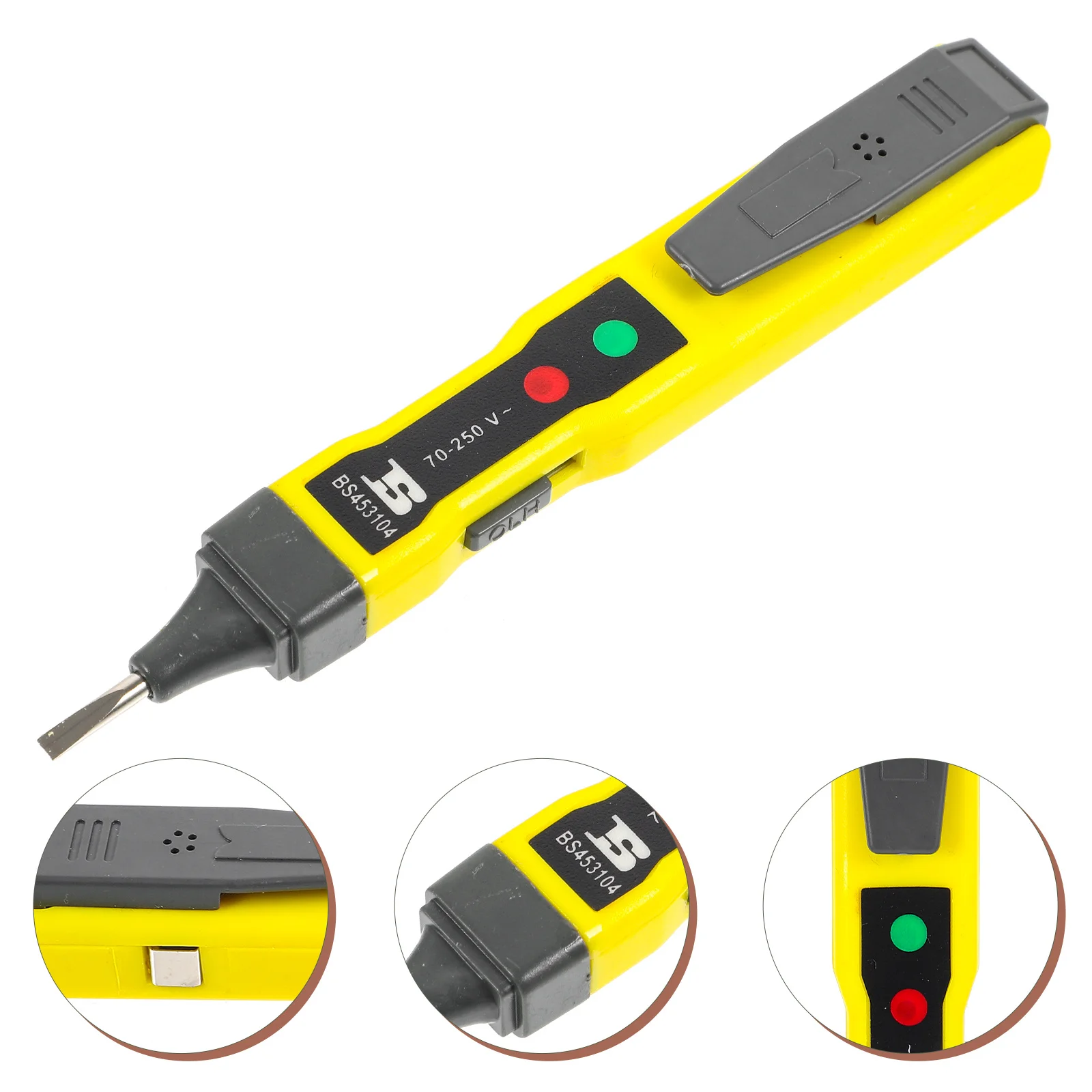 

Voltage Tester Meter Electric Test Pencil Non-Contact Voltage For 12-220V Ac/Dc Phase Neutral Line Breakpoint