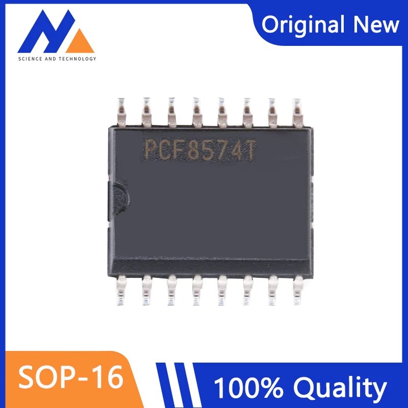 10-20PCS/LOT PCF8574T  PCF8574 SOP-16 8-bit IO extender I2C