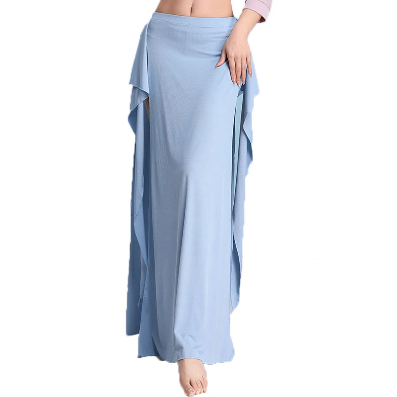 Belly Dance Costume for Women Half length Skirt Slit Long Skirt Adult Oriental Dancing Dress Dancewear Hip Skirts Female Clothes