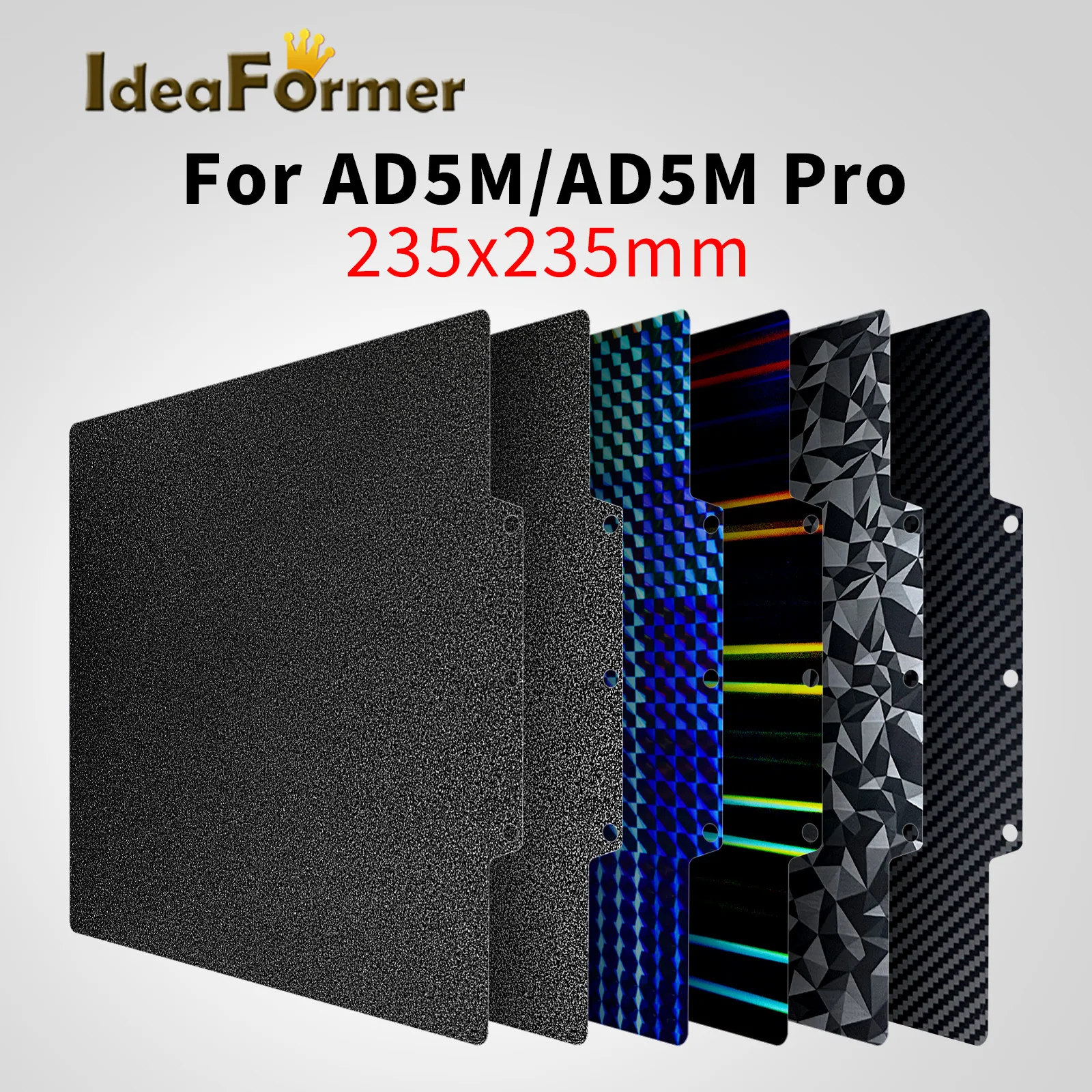 

Plate For AD5M/AD5M pro Build Plate Double Sided Heated Bed 3D Printing Build Plate 235x235mm