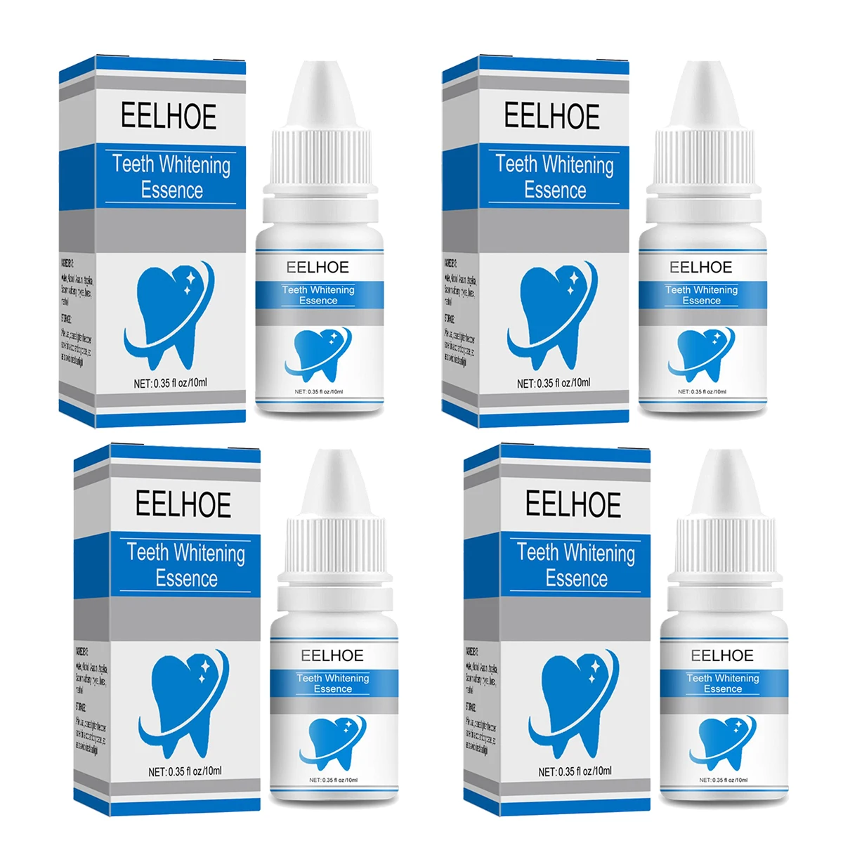 1/2/4PCS Tooth Paint Instant For Teeth Whitening,Tooth Stain Removal Teeth Whitening Essence For Sensitive Teeth Bleaching 10ml