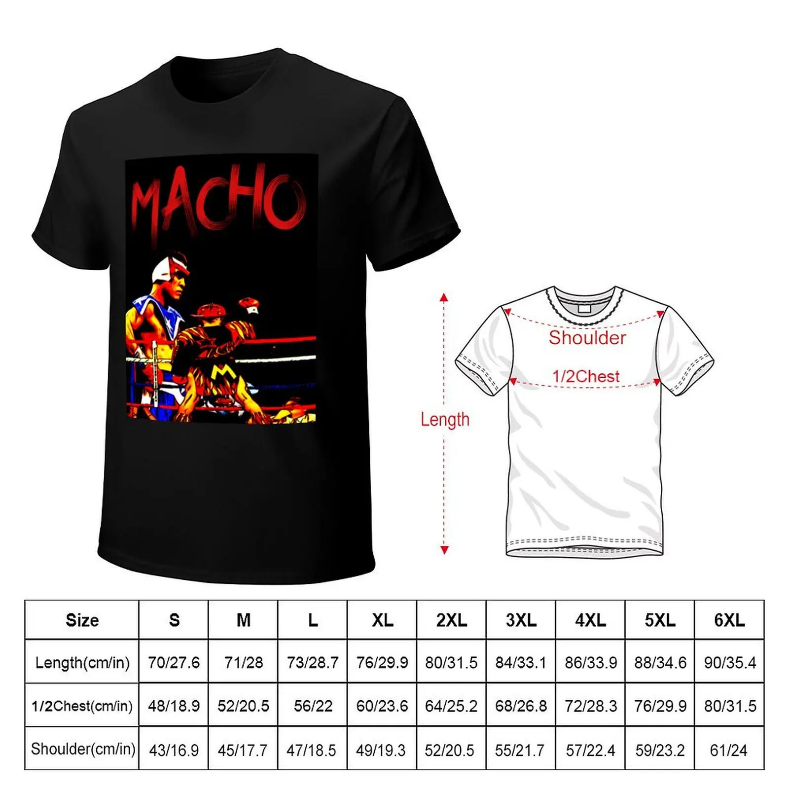 Hector Macho Camacho T-Shirt Big and Tall Crew Neck Tee