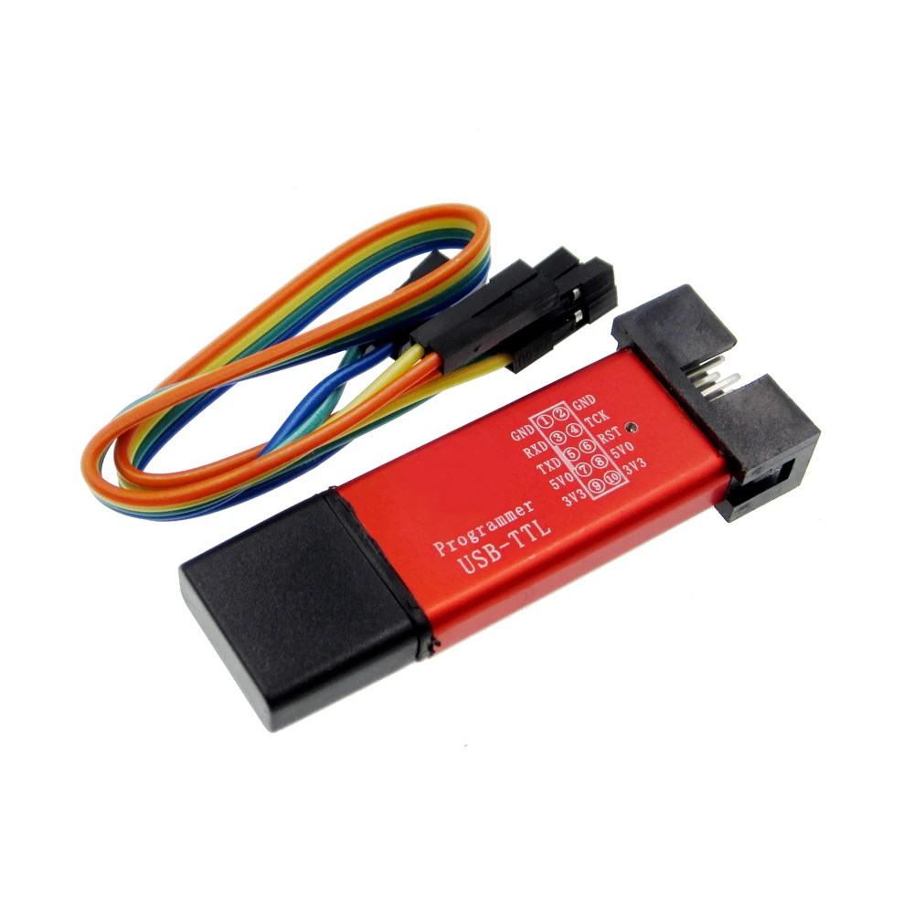 USB-TTL Automático MCU STC 51 Downloader Programador Automático / 3.3V 5V Universal / Tensão Dupla USB para TTL DownLoad Cable