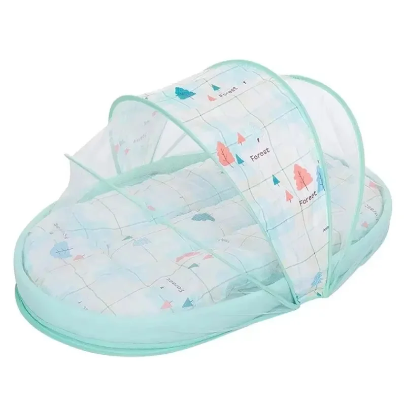 

Cartoon Style Newborn Anti Fall Mosquito Net Four Seasons Universal No Install Baby Mosquito Net Foldable Portable Mosquito Net