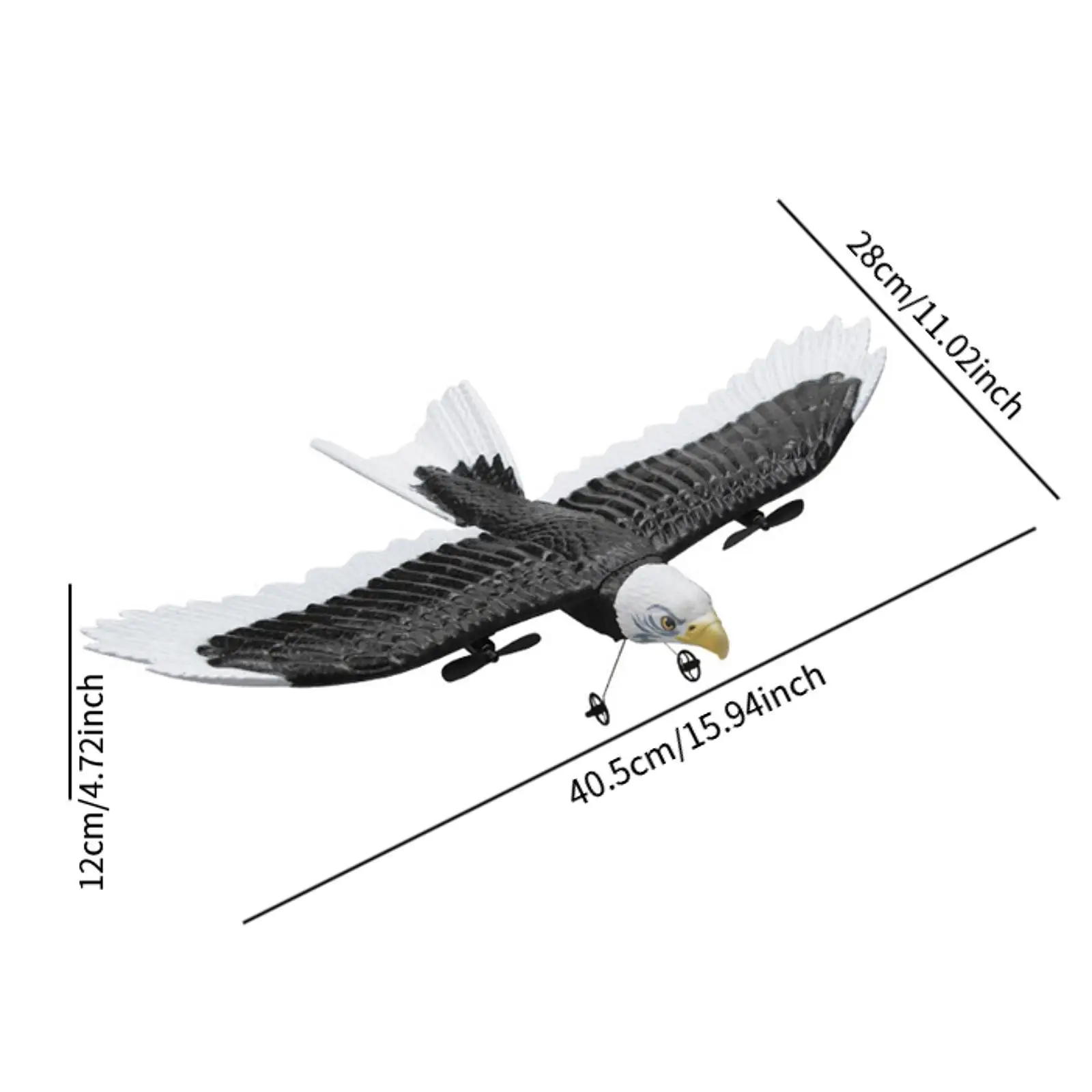 Afstandsbediening Vliegtuig RC Vliegtuig voor Kinderen Jongens Gift Anti Vallen Draagbare RC Zweefvliegtuig met Licht Vechter Model voor 6-12 Jaar