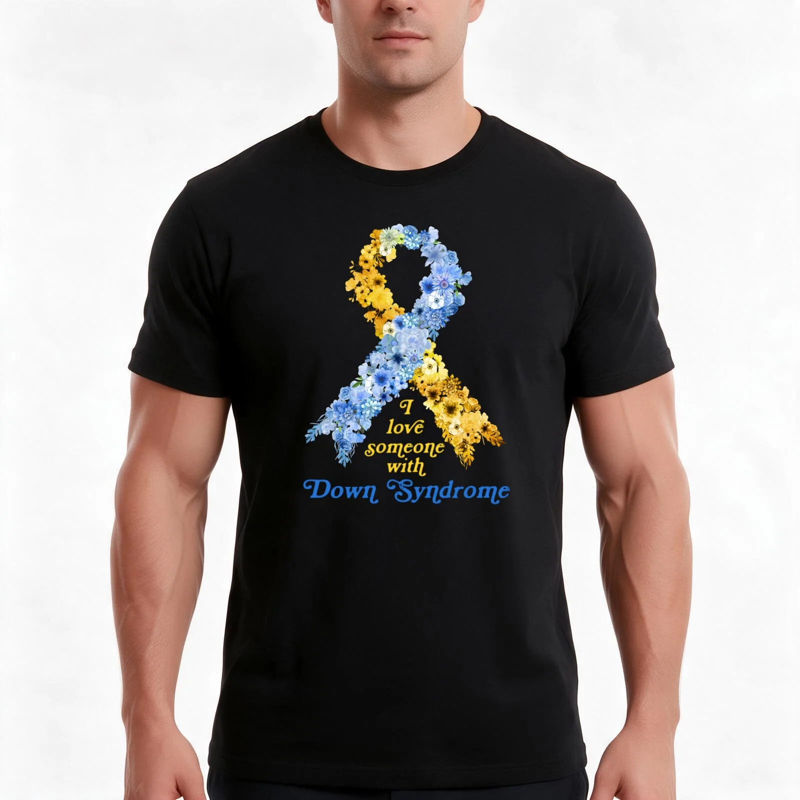 I Love Someone With Down Syndrome - Awareness Day or Month T-Shirt Summer Casual Cotton Tee Oversized Streetwear Tops