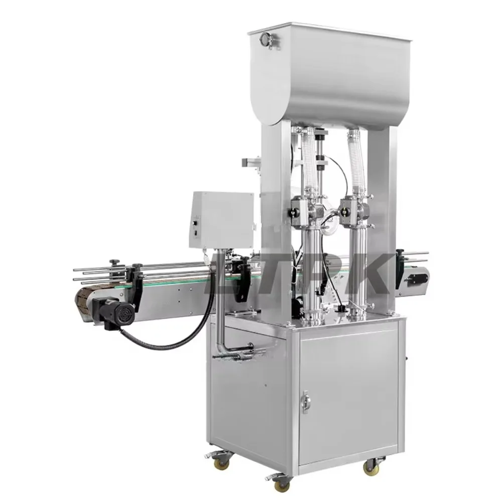 Automatic Double Head Viscous Liquid  Sauce Thick Paste Bottle  Honey Cream Shampoo Jam Lipstick Filling Machine