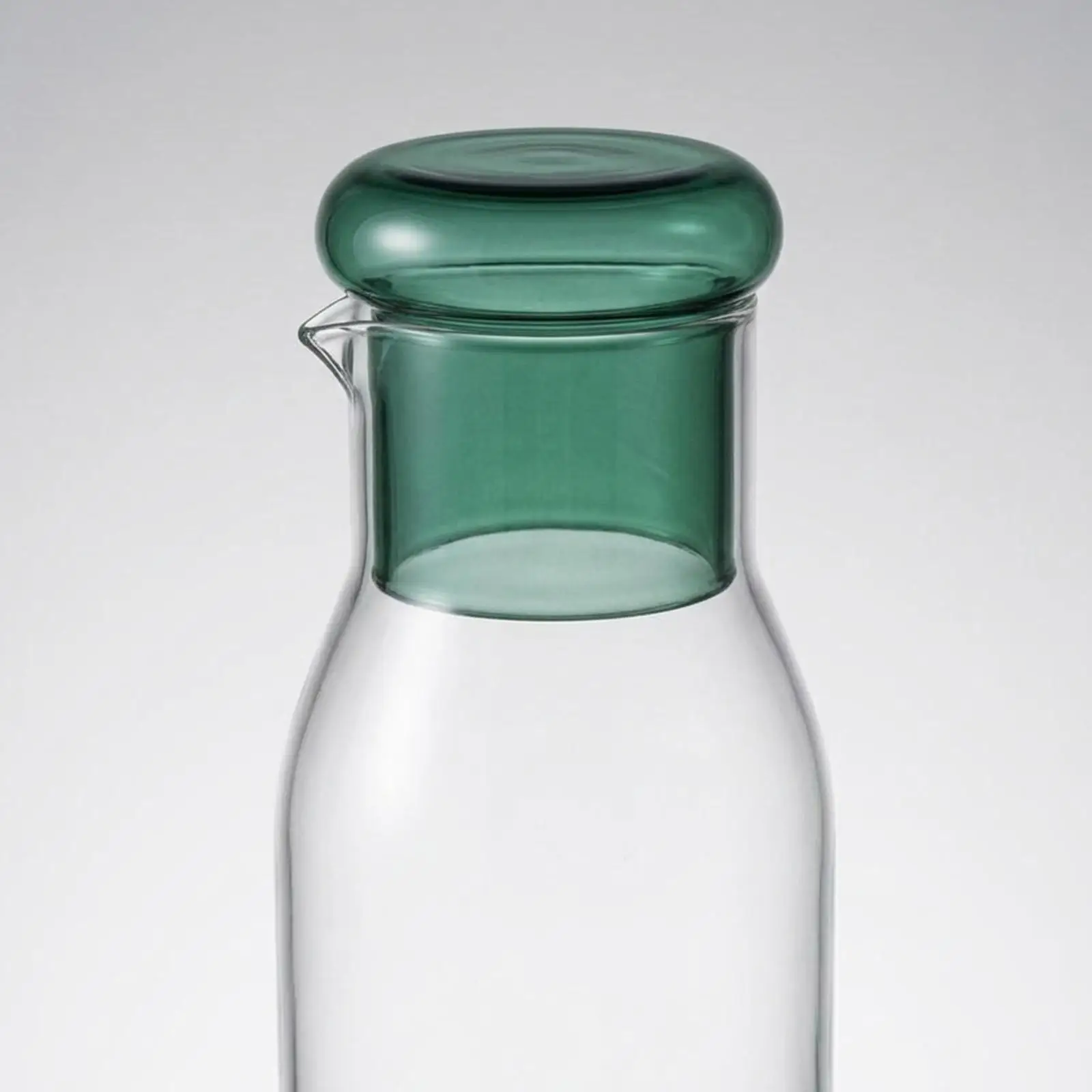Premium Borosilicate Glass Pitcher Clear Water Jug with Spout Large Iced Tea Lemonade Carafe for Fridge Entertaining