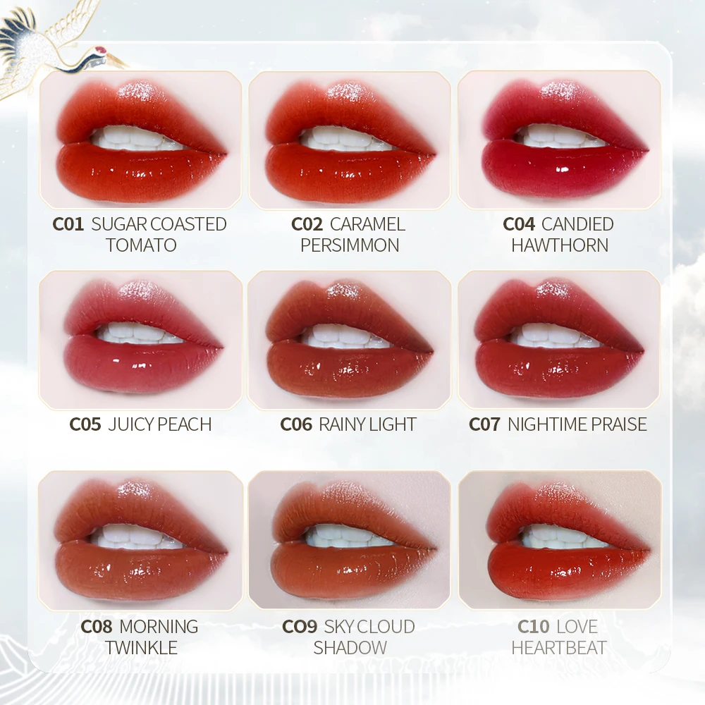 CARKIN Makeup Lip Gloss, Glitter & Satin Lip Gloss,Waterproof Long Lasting Moisturizing Lipstick