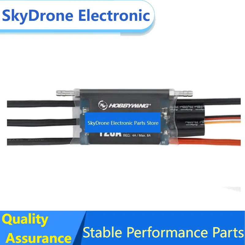 SkyDElHOBBYWING SeaKing Pro 120A Brushless ESC RC Speedboat Waterproof Electronic Speed Control Dedicated For RC Racing Boats