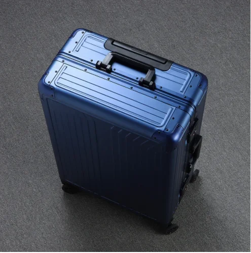 All aluminum magnesium alloy luggage men women 24 inch aluminum universal wheel trolley case luggage