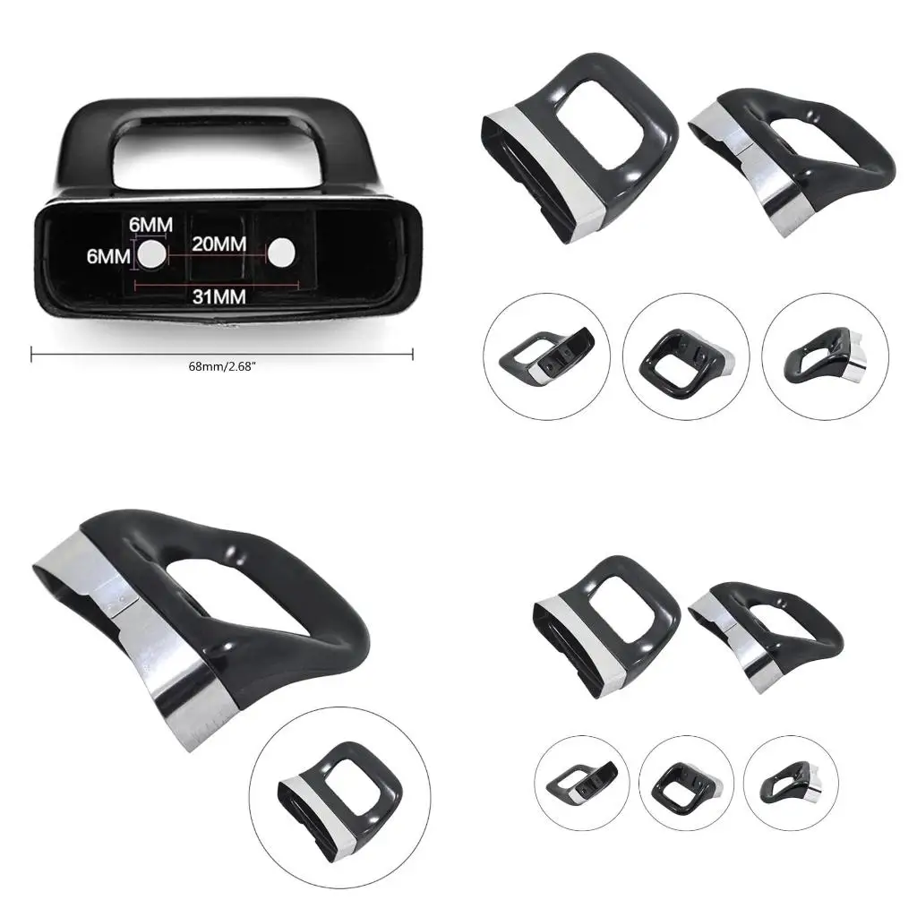 

2pcs 2-hole Metal Pressure Pan Short Side Grip Cooker Steamer Sauce Cooker Pot Handle Replacement Kitchen high quality