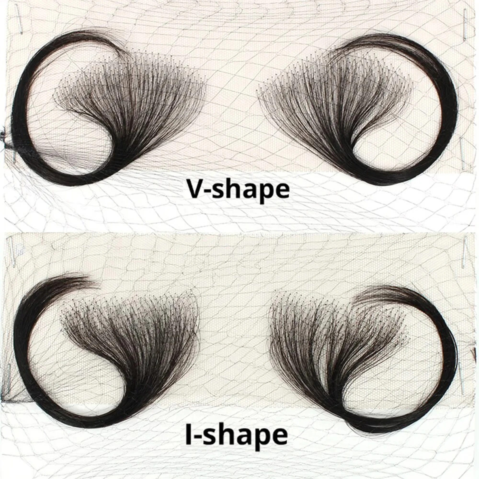 Lace Edges Baby Hair 100%Human Hair Edge for Women Swiss HD Lace Baby Hair Edges Strips Reusable Invisible Lace Hairline Instant