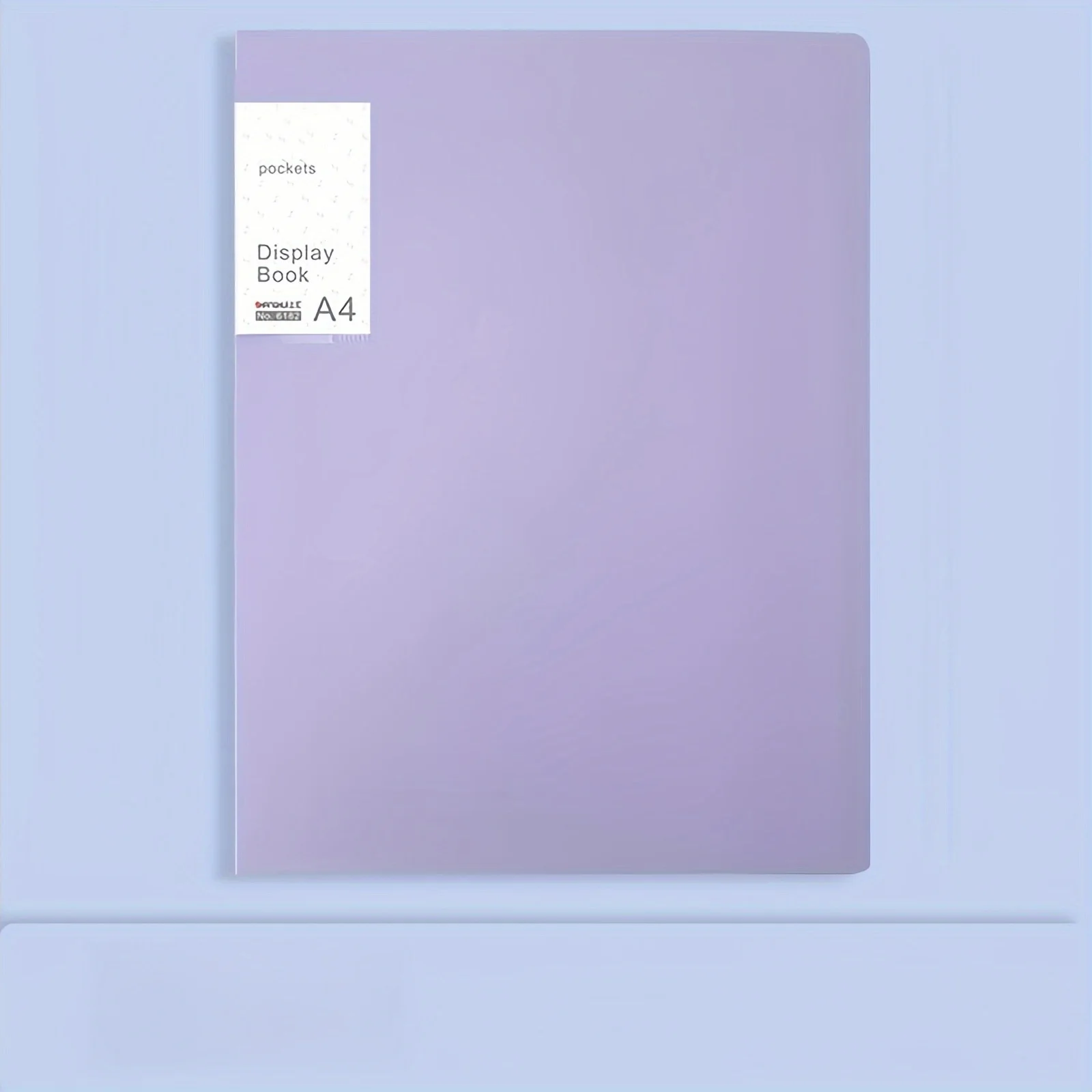 A4 Display Book with PP Material, 40 Pockets - Transparent Sheet Protector Presentation Folder for Documents