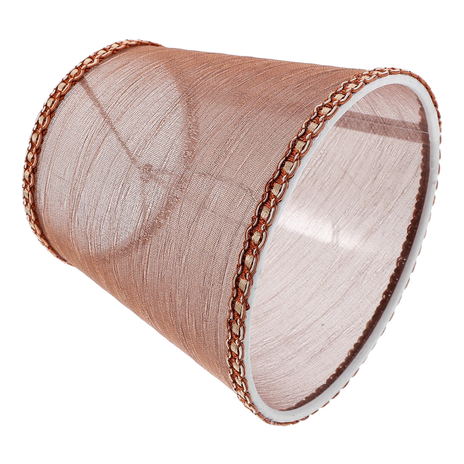 PVC ガーゼランプシェード丈夫な生地ベルカバーテーブルフロアデスクベッドサイドランプ用光を柔らかくするヴィンテージホームデコレーション