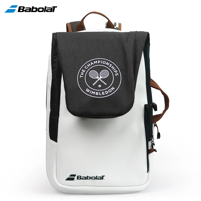 Professional BABOLAT 2 Usages PURE WIM Tennis Backpack Men Women Squash Padel Beach Tennis Training Bag 2-Pack Tennis Racket Bag