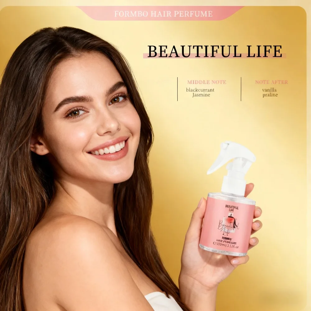 Hair Perfume Spray,100ml Portable Travel Size,Long-Lasting Fragrance,Refreshing Natural Scent,Non-Greasy,Quick-Drying.
