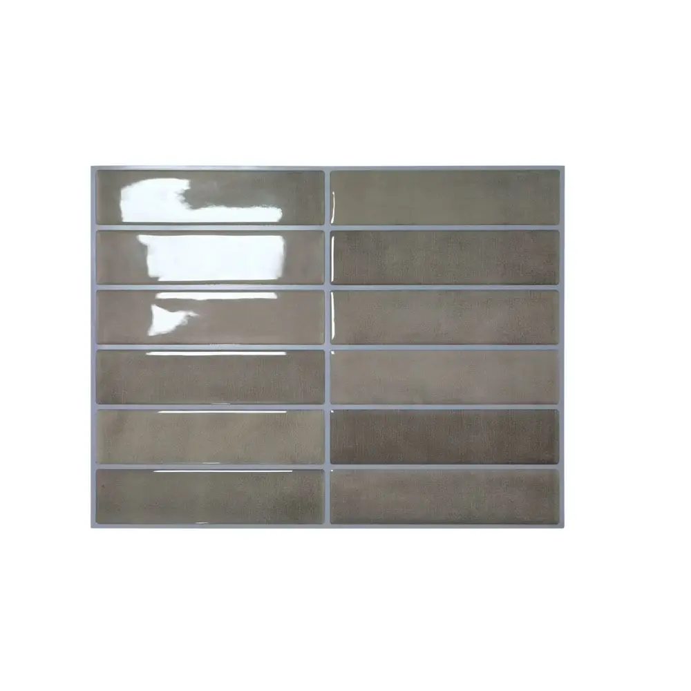 Waterproof Self Adhesive Tile Wall Stickers Oil-proof Anti Fouling Wall Decal Heat-resistant Moisture-proof Stove Sticker