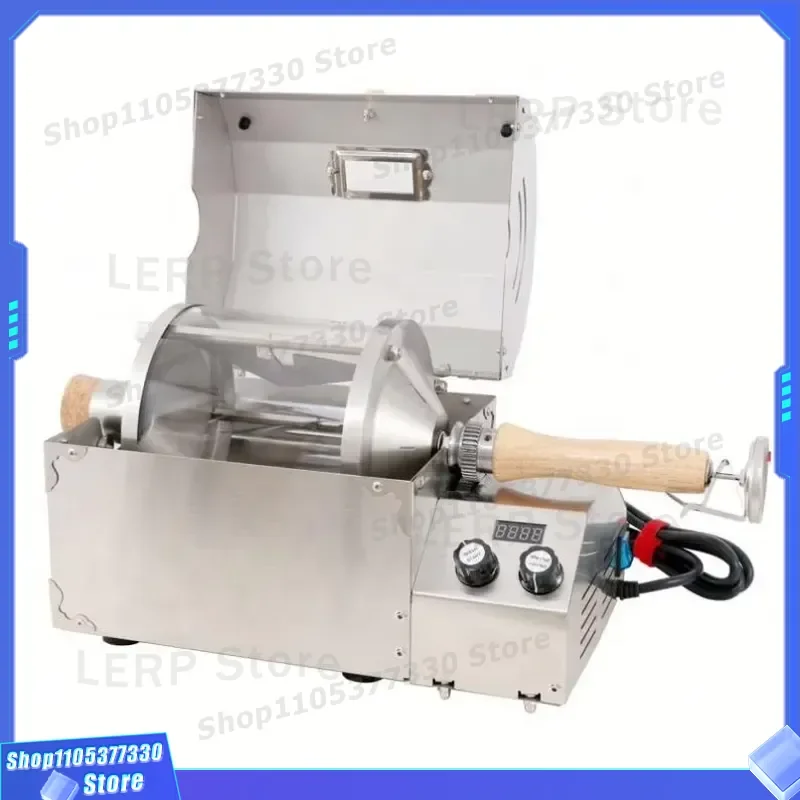 Professional Coffee Bean Roaster Machine Adjustable Temperature Control Commercial Cocoa Processor for Home and Business Use